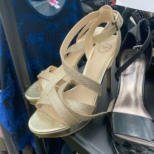 Gold heels